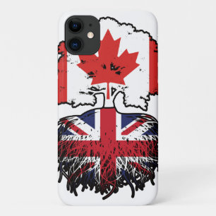 British Canadian Canada Tree Roots Flag Case-Mate iPhone Hülle