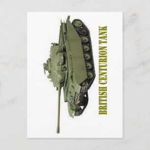 BRITISH CENTURION TANK POSTKARTE