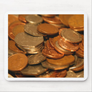 British Coin Money Mousepad