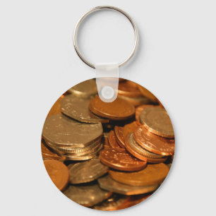 British Coin Money Schlüsselanhänger