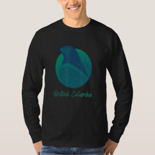 British Columbia Bc Osprey Sea Green Rapean T-Shirt
