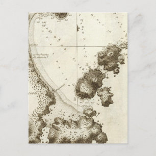 British Columbia Book Map Postkarte