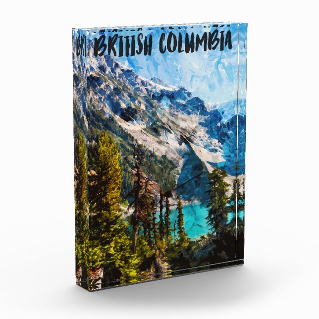 British Columbia Canada Mountain View Fotoblock (Links)