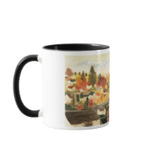 British Columbia Canada Print Glass Tasse