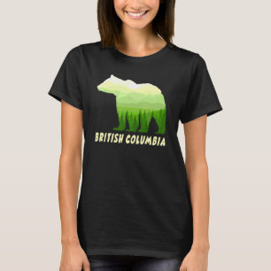 British Columbia Grizzly Bär im Wald Kanadas T-Shirt