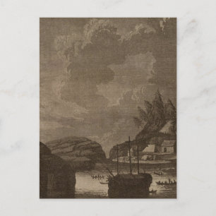 British Columbia kämpft mit Kanonen Postkarte