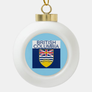 British Columbia Keramik Kugel-Ornament
