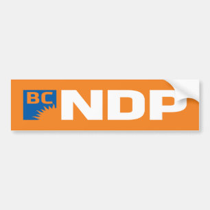 British Columbia NDP-Logo Autoaufkleber