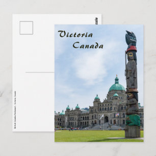British Columbia Parlament - Victoria, Kanada Postkarte