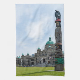 British Columbia Parliament - Victoria, Kanada Geschirrtuch