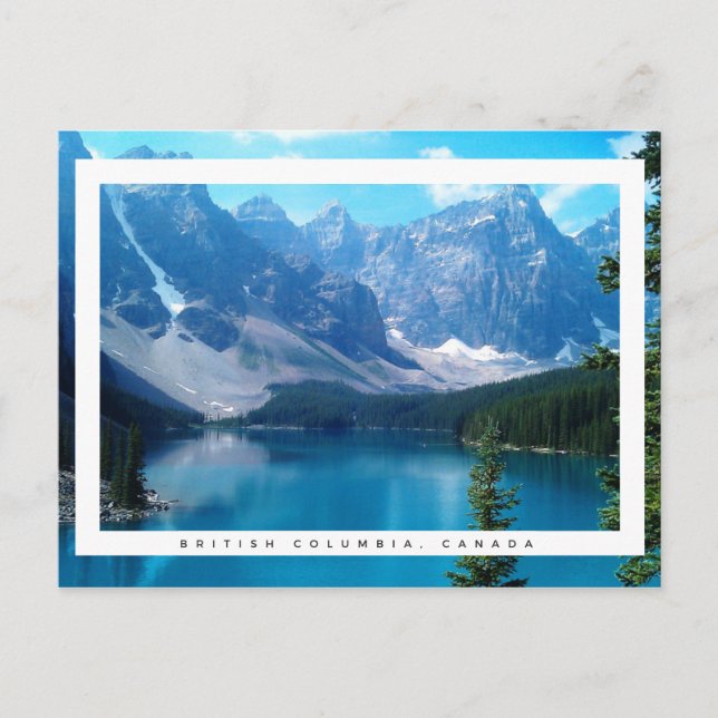 British Columbia Postkarte (Vorderseite)