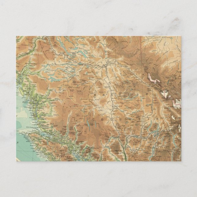 British Columbia Postkarte (Vorderseite)