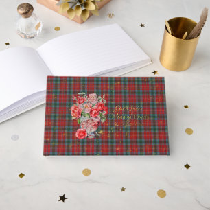 British Columbia Provincial Tartan Golden Wedding Gästebuch
