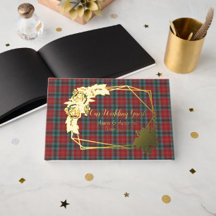 British Columbia Provincial Tartan Wedding Gästebuch