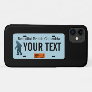 British Columbia Sasquatch License Plate Case-Mate iPhone Hülle