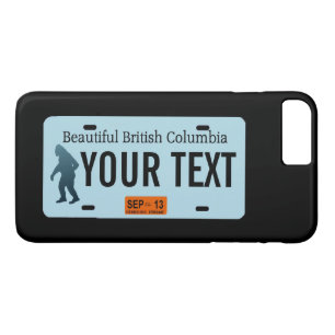 British Columbia Sasquatch License Plate Case-Mate iPhone Hülle