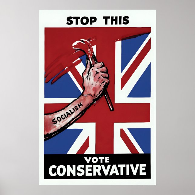 British Conservative Party Election Poster Sto (Vorne)