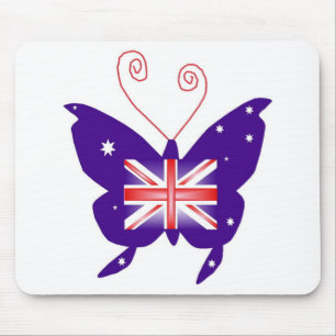 British Diva Butterfly Mousepad