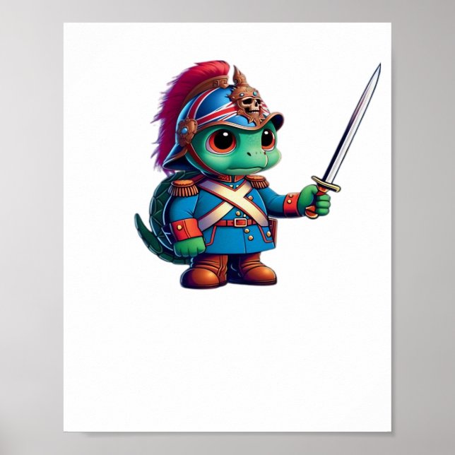 British Dragoon Defender Halloween's Regal Reptile Poster (Vorne)