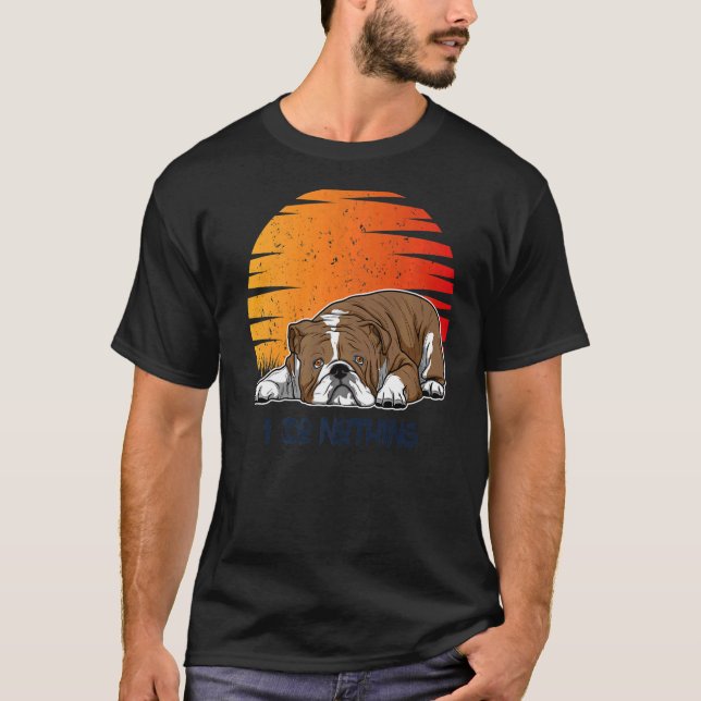 British English Bulldog Hunde Breed 113 T-Shirt (Vorderseite)