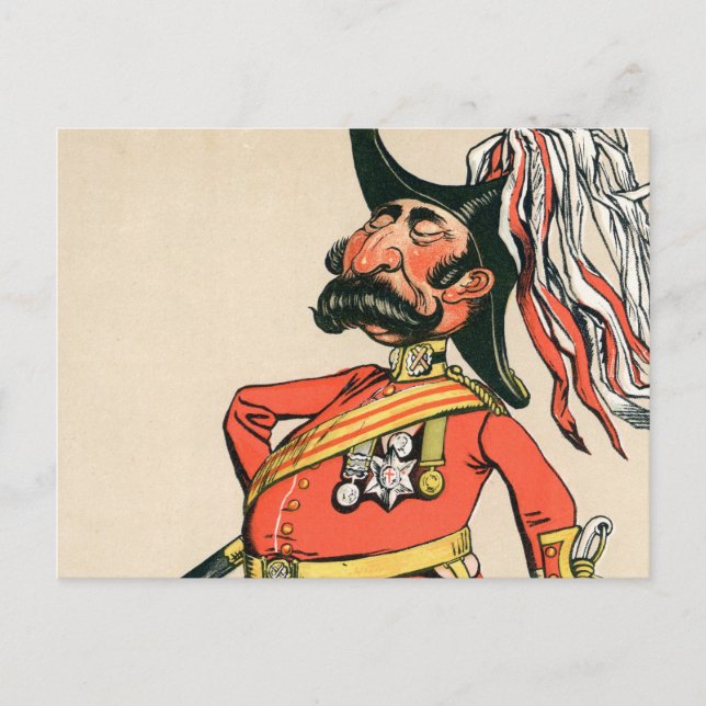 British Field Marshal Postkarte (Vorderseite)