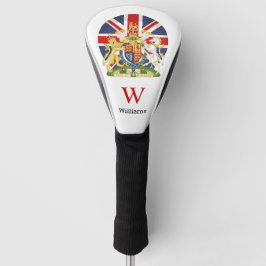 BRITISH Flag and Wappen Golf Head Cover Headcover