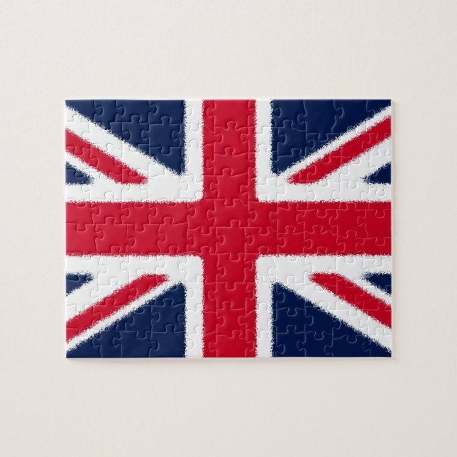British Flag Pop Art European Travel (Horizontal)
