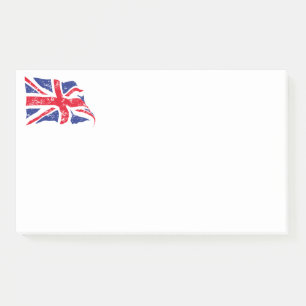 British Flag Post - Anmerkungen Post-it Klebezettel