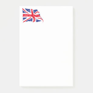 British Flag Post - Anmerkungen Post-it Klebezettel