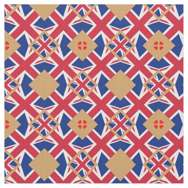 British Flag & Royaume-Uni Mode de tissu /UK (Fermer)
