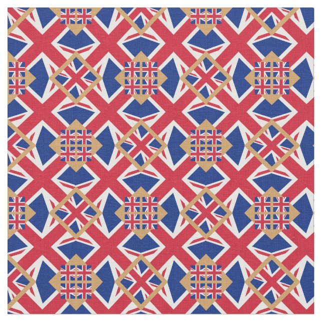 British Flag & Royaume-Uni Mode de tissu /UK (Fermer)