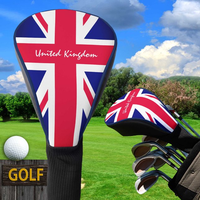 British Flag & United Golf Clubs Covers Vereinigte Golf Headcover (Von Creator hochgeladen)