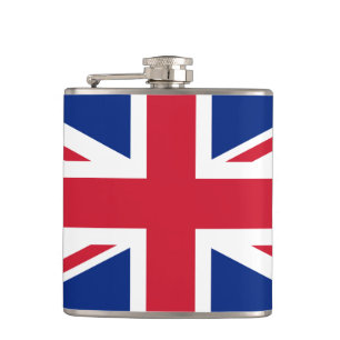 British Flag & United Kingdom Fashion / Sports Fan Flachmann