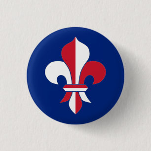 British Fleur-de-Lis-Abzeichen Button