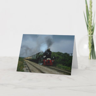 British "Flying Scotsman" auf Tour bei Parsons, KS Karte