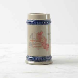 British Forces Berlin Gray Stein Bierglas