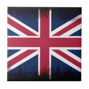 British Gewerkschaft Flag Union Jack Patriotic Des Fliese
