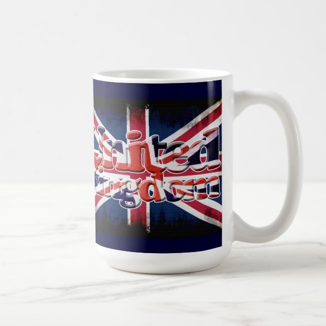 British Gewerkschaft Flag Union Jack Patriotic Des Kaffeetasse (Rechts)