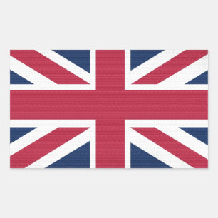 British Gewerkschaft Flag Union Jack Patriotic Des Rechteckiger Aufkleber
