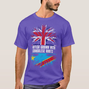 British Grown mit kongolesischer Roots UK Flag Eng T-Shirt