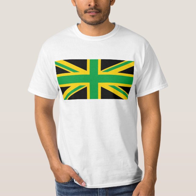 British - Jack aus Jamaika Union T-Shirt (Vorderseite)