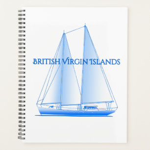 British Jungfrau Islands Coastal Nautical Sailing  Planer