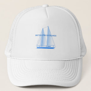 British Jungfrau Islands Coastal Nautical Sailing  Truckerkappe