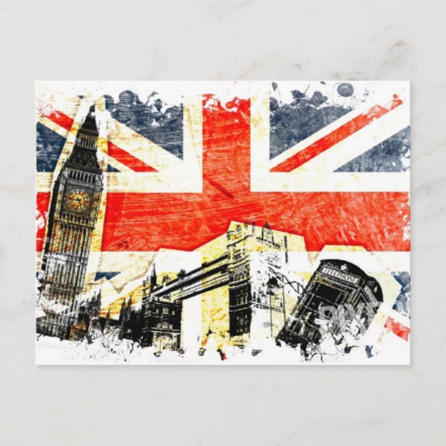 British London Postcard Postkarte (Vorderseite)
