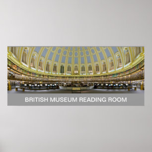 British Museum Reading Room England AB 8.99 Poster