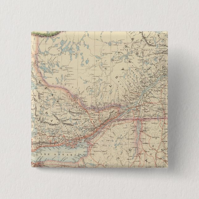 British North America 2 Button (Vorderseite)