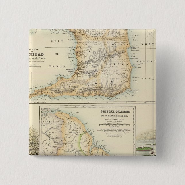 British Possessions an der Nordostküste Button (Vorderseite)