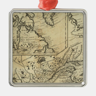 British Possessions in Nordamerika 2 Silbernes Ornament