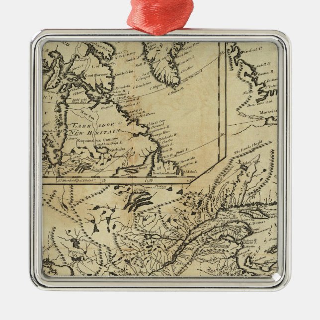 British Possessions in Nordamerika 2 Silbernes Ornament (Vorne)