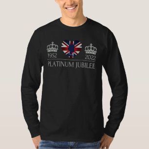British Queen Monarchy Platinum Jubilee 70. Anniv T-Shirt